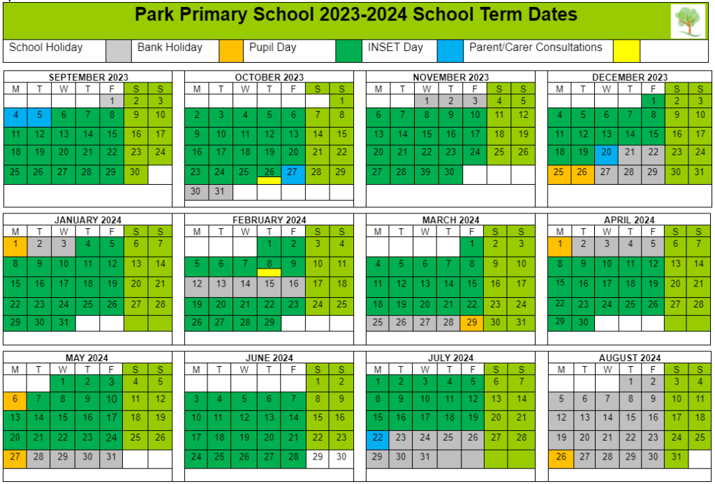 term dates 23-24 – Park Primary School